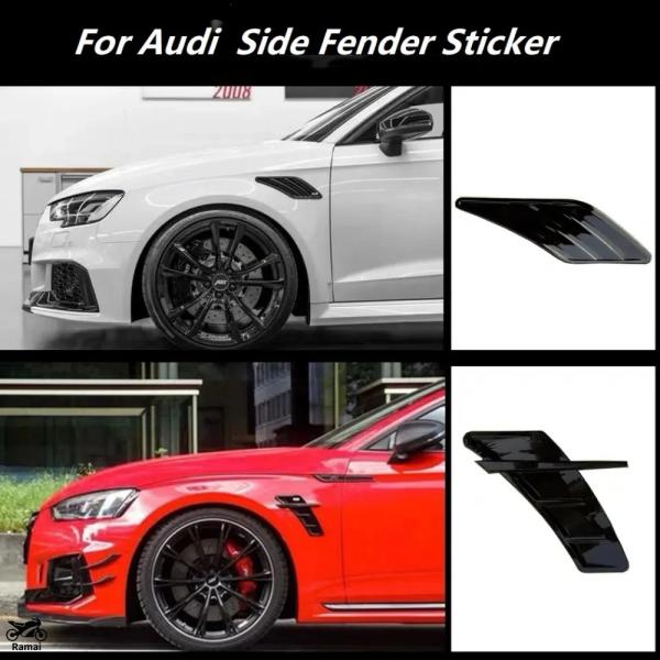 【並行輸入品】 エアベント ステッカー サイド フェンダー ステッカー 2P アウディ ABT RS...