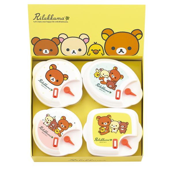 リラックマ 電子レンジ容器4P【rm26106fcd047】