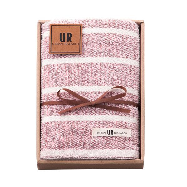 アーバンリサーチ フェイスタオル レッド【rm26111fcd020】