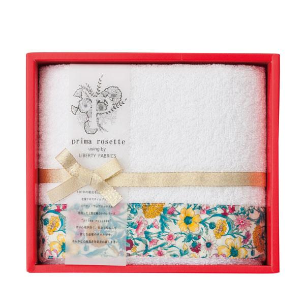 prima rosette using by LIBERTY FABRICS フェイスタオル イエロ...