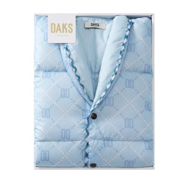 ダックス 洗える羽毛ポンチョ ブルー【rm24139fcb051】