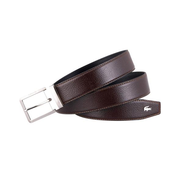 LACOSTE ベルト ダークブラウン【rm24147fcb058】