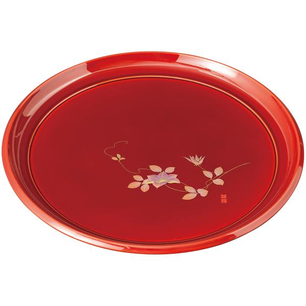 紀州塗 春慶紀の里 8.0丸盆【rm26149fcd095】
