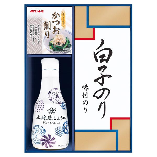 ヤマサ鮮度しょうゆ&amp;白子のり詰合せ【rm268125c03】