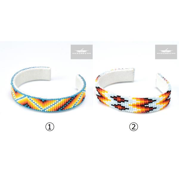 【FUNNY】ビーズワーク ブレスレット《NAVAJO》ナホバ族　2カラー　ファニー　DE01　ラン...