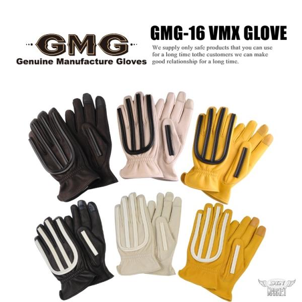 【GMG-16】［ヴィンテージモトクロスグローブ］ VMX GLOVE　プロテクターグローブ　スマホ...
