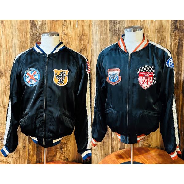 【SKULL FLIGHT】リバーシブルジャケット　ワッペンスカジャン　“MYOSEN／明仙”×スカ...