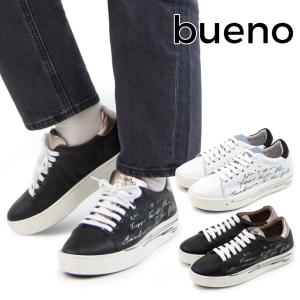 【70%OFF セール】 BUENO SHOES ブエノシューズ レザースニーカー【Q5001】ローカット ローテク レディース ローヒール カジュアル 本革 ペイント 落書き｜ramblebyziema