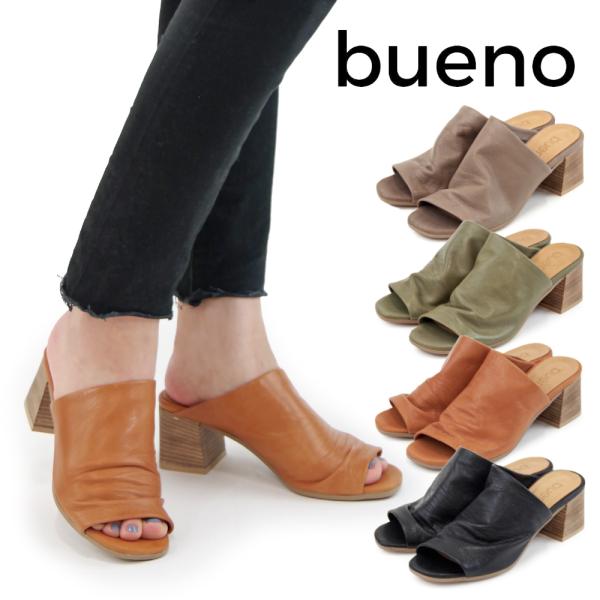【50％OFF】【SALE】【BUENO ブエノ】トルコ製 チャンキーヒールサンダル【N1319】 ...