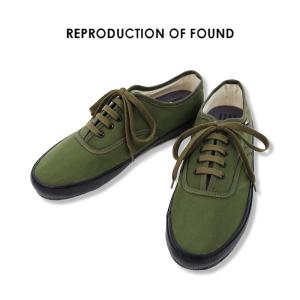 REPRODUCTION OF FOUND リプロダクション オブ ファウンドUS NAVY MILITARY TRAINER ミリタリートレーナー 5851C olive オリーブ｜ramblebyziema