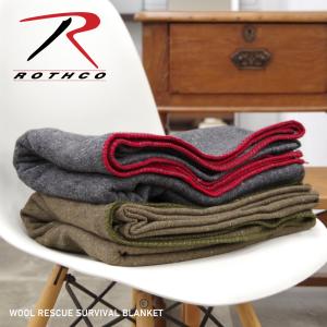 ROTHCO ロスコ 10429 大判ウールブランケット GREY グレー