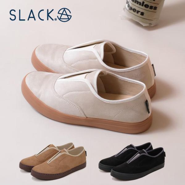 SLACK FOOTWEAR スラックフットウェア【AMALE】 ローカット スリッポン レザー エ...