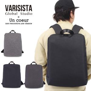 【Un coeur × VARISISTA Global Studio】撥水加工 バックパック ナイロン リュックサック GJT (K909208)メンズ アンクール ヴァリジスタ 全3色｜ramblebyziema