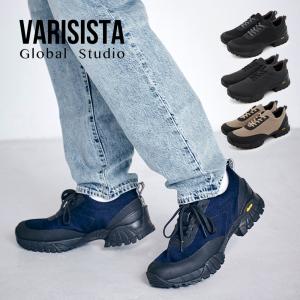 【SALE】【VARISISTA Global Studio 】【ZS911】トレッキング スニーカー ブーツ レザー ビブラム メガグリップ アウトドア フェス Vibram キャンプ