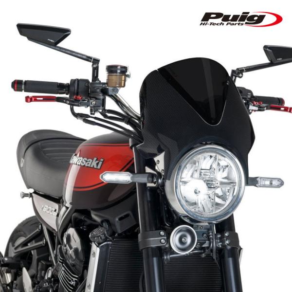 Puig 024CF WINDSHIELD VISION [CARBON LOOK/ DARK SM...