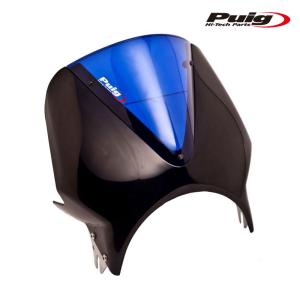 Puig（プーチ） Puig 9595H RETRO SEMI FAIRING [SMOKE] Kawasaki