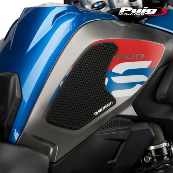 Puig 20062N SIDE TANK PADS [BLACK] R1200GS (13-18)...