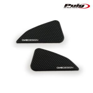 Puig 20071N SPECIFIC SIDE TANK PADS DUCATI SCRAMBLER ICON (15-23) SCRAMBLER SIXTY2 (16-20) SCRAMBLER1100 (15-21)【BLACK】プーチ サイドタンクパッド｜rambutan