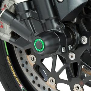 Puig 20120N PHB19 FRONT AXLE SLIDER Kawasaki ZX-10R (16-25) ZX-10R NINJA KRT (16-20) ZX-10RR (17-25) プーチ スライダー パッド｜RAMBUTAN