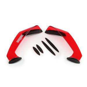 Puig 20431R SIDE SPOILER WINGLET [RED] DUCATI PANIGALE V2/BAYLISS/1100 V4,V4S/SUPERSPORT 950,Sプーチ カウル サイドスポイラー ウイングレット｜rambutan