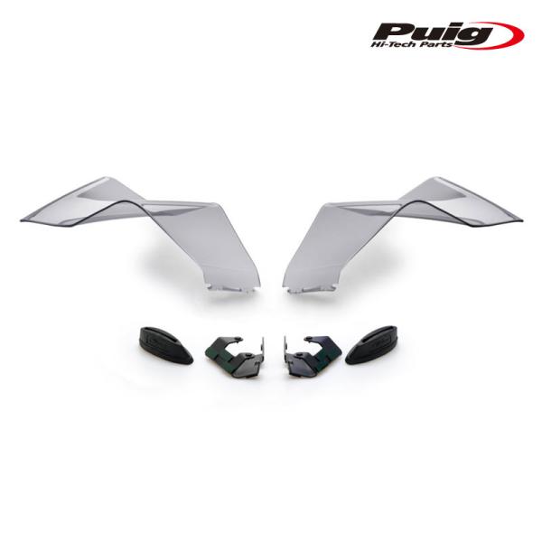 Puig 20523H FRONTAL SPOILER GP [SMOKE] YAMAHA YZF-...