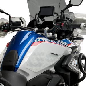 Puig (プーチ) サイドタンクパッド ホワイト SV650 Puig（プーチ） Puig 20602W SPECIFIC SIDE TANK PADS [CLEAR] SUZUKI