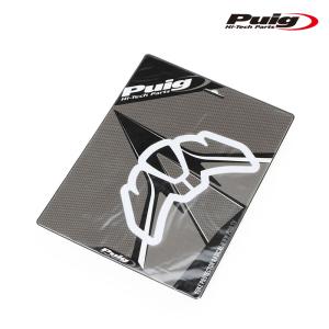 Puig 20829U RADIKAL YOKE PROTECTOR SUZUKI GSX-S1000 (22-23) GSX-S950 (21-23) [GREY] プーチ トップブリッジ プロテクター｜rambutan