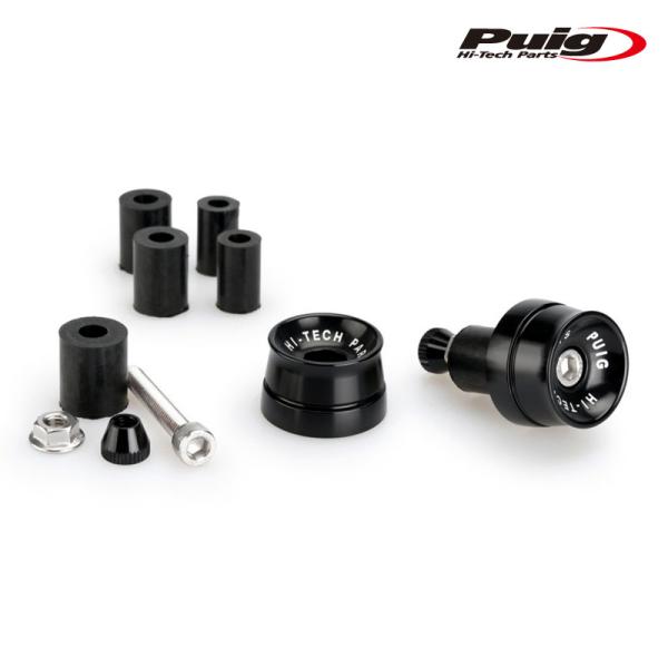 Puig 21016N SPEED BAR ENDS [BLACK] APRILIA TUONO V...