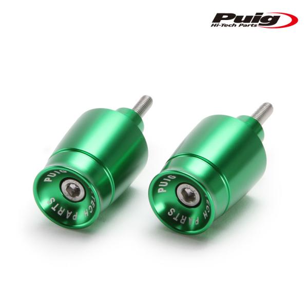 Puig 21031V BAR ENDS SPORT MODEL [GREEN] KAWASAKI ...