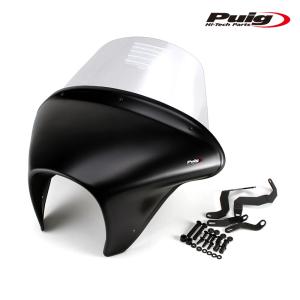Puig（プーチ） Puig 9595N RETRO SEMI FAIRING [BLACK] Kawasaki