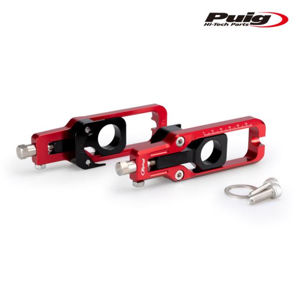 Puig 21189R CHAIN TENSIONER [RED] Kawasaki ZX-10R ...