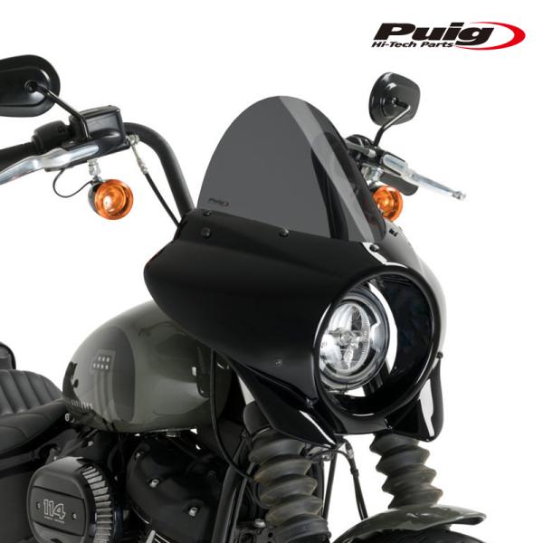 Puig 21332F SEMIFARINGS MIRAGE TOURING Gloss Black...