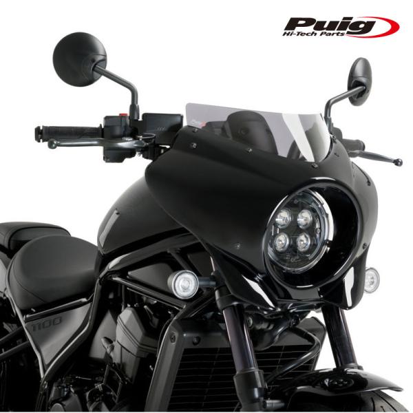 Puig 21460H SEMIFARINGS MIRAGE SPORT Gloss Black [...