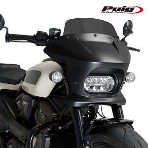 Puig（プーチ） Puig 3170F RETRO SEMI FAIRING [CARBON PRINT/ DARK