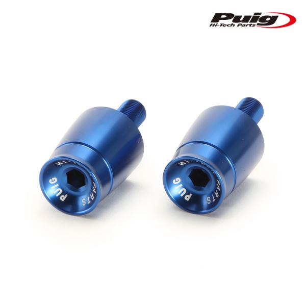 Puig 21625A BAR ENDS SPORT MODEL M12/125 [BLUE] SU...