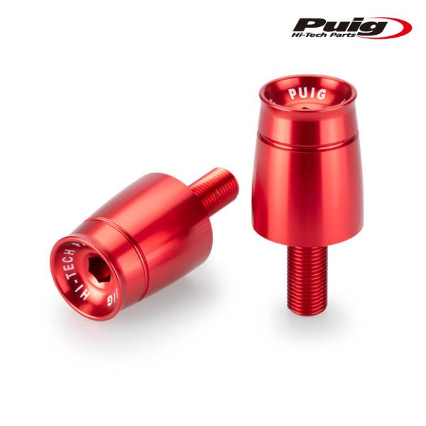 Puig 21625R BAR ENDS SPORT MODEL M12/125 [RED] SUZ...