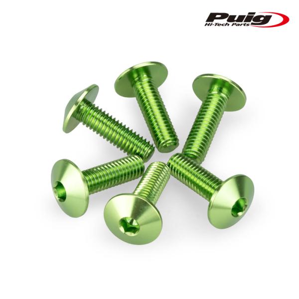 Puig 21764V SCREW KIT ANODIZED FOR SCREENS [GREEN]...