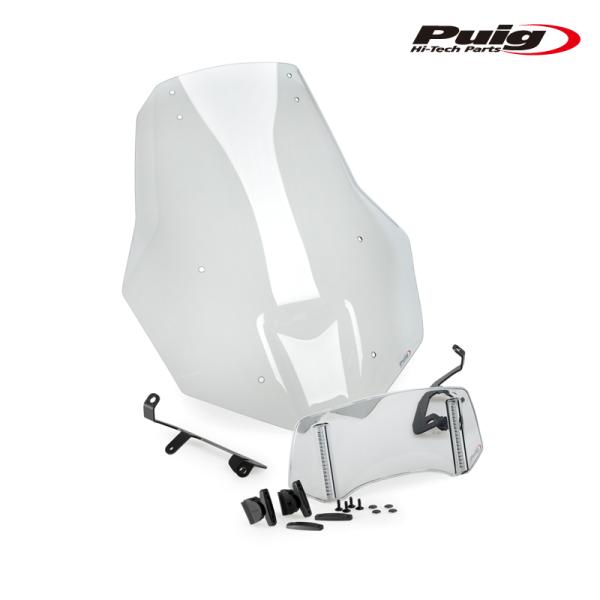 Puig 21799W TOURING WINDSHIELD WITH VISOR [CLEAR] ...