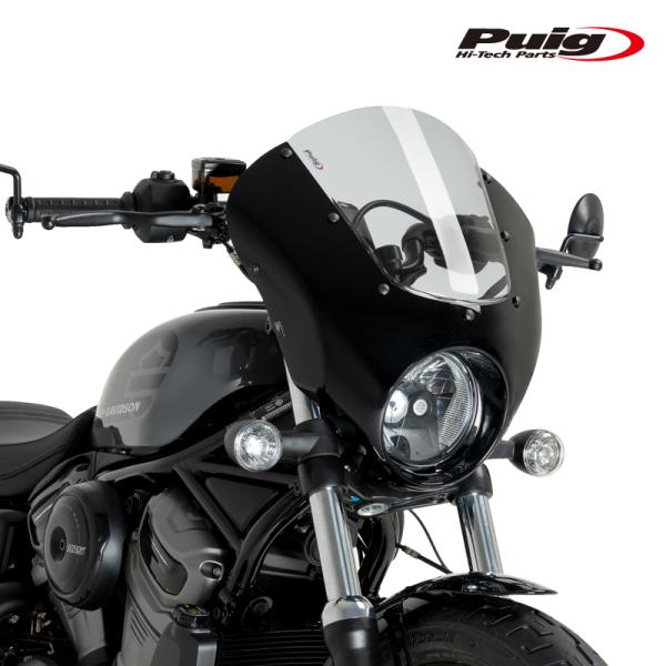 Puig 21957H SEMIFARINGS DARK NIGHT [SMOKE] HARLEY ...