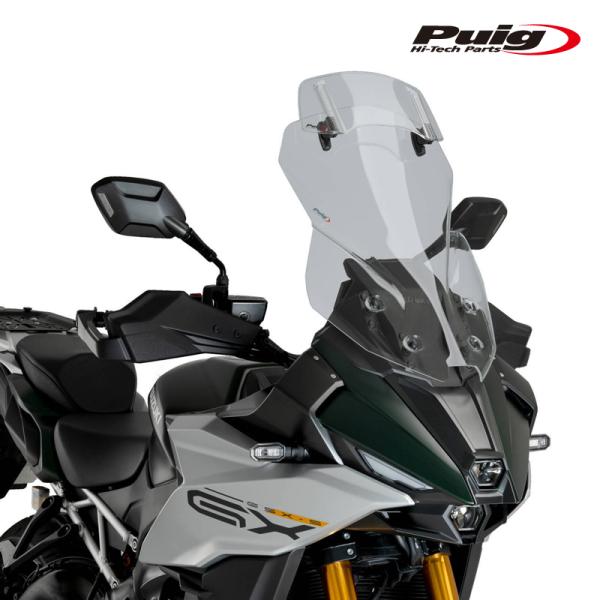 Puig 21989H TOURING WINDSHIELD WITH VISOR [SMOKE] ...