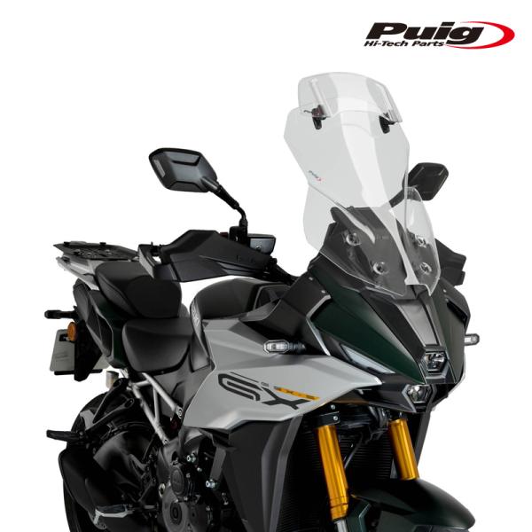 Puig 21989W TOURING WINDSHIELD WITH VISOR [CLEAR] ...