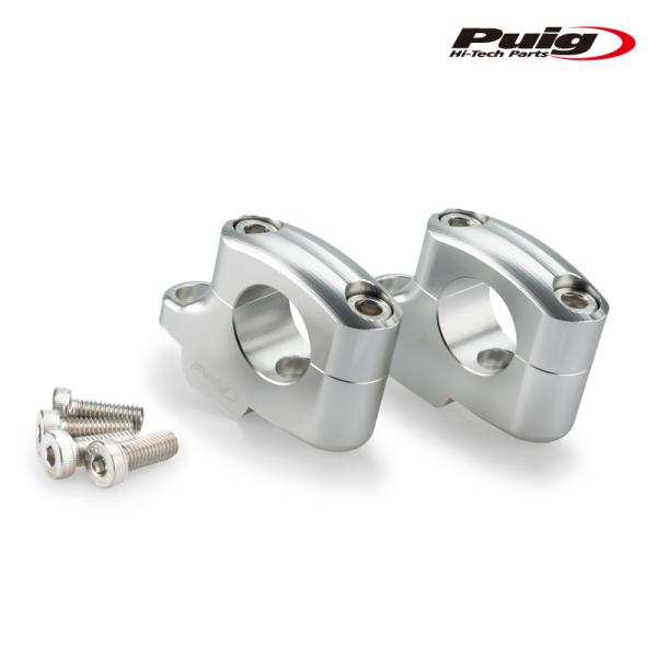 Puig 22038P PULLBACK RISERS [SILVER] BMW R12(24-25...