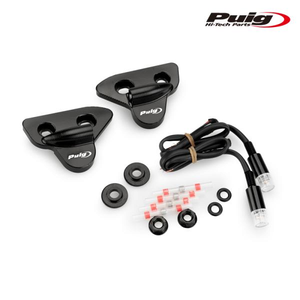 Puig 22042N REARVIEW MIRRORS CAPS WITH TURN LIGHTS...