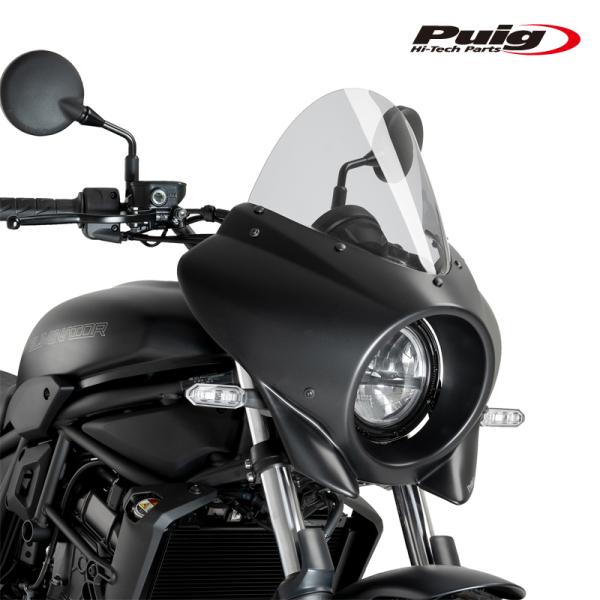 Puig 22145H SEMIFARINGS MIRAGE SPORT [MATT BLACK/S...