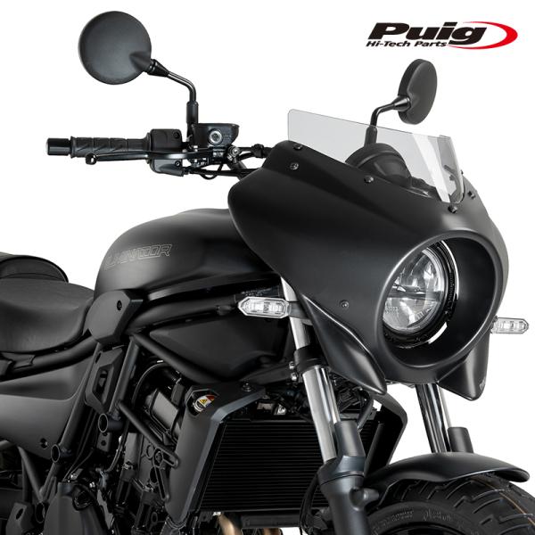 Puig 22146H SEMIFARINGS MIRAGE SPORT [MATT BLACK/S...