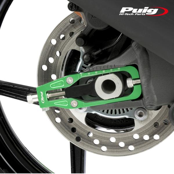 Puig 22232V CHAIN TENSIONER [GREEN] KAWASAKI ZX-6R...