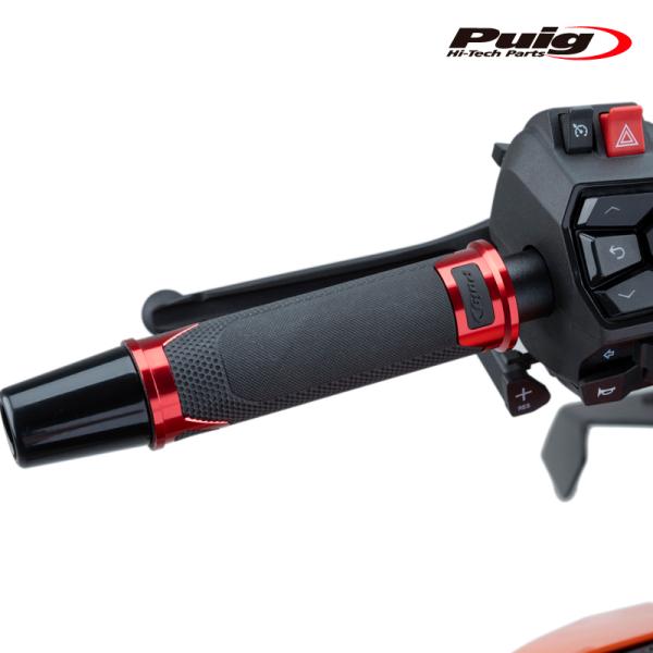 Puig 22271R REVVING GRIPS 119mm [RED] 汎用 プーチ レヴィング...