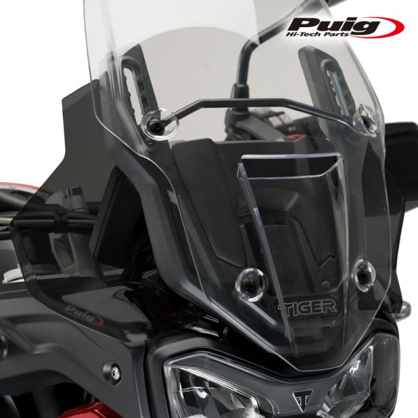 Puig 22330F UPPER DEFLECTORS [DARK SMOKE] TRIUMPH ...