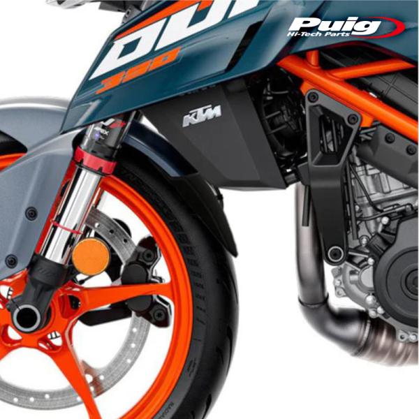 Puig 22498N EXTENSION FENDER FRONT [BLACK] KTM 125...
