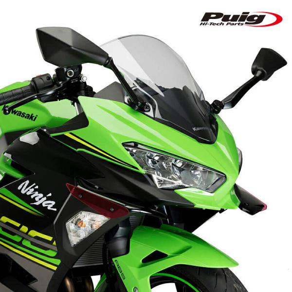 Puig 3172R SIDE SPOILER WINGLET [RED] Kawasaki Nin...